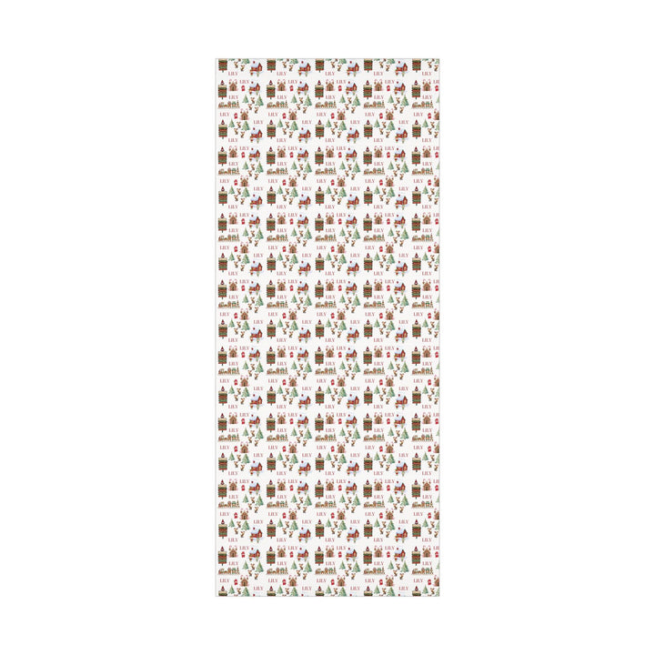 Personalized North Pole Wrapping Paper - SB Paperie