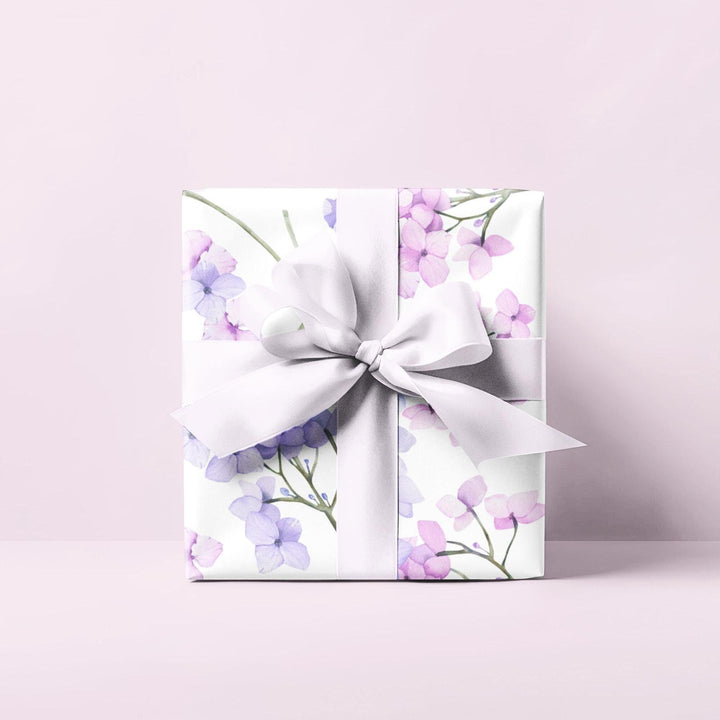 Elegant Hydrangea Wrapping Paper - SB Paperie