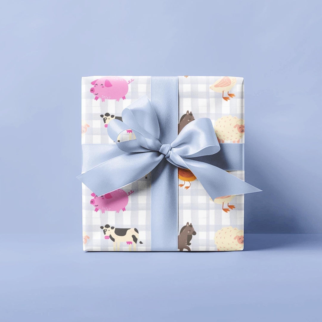 Farm Animals Wrapping Paper