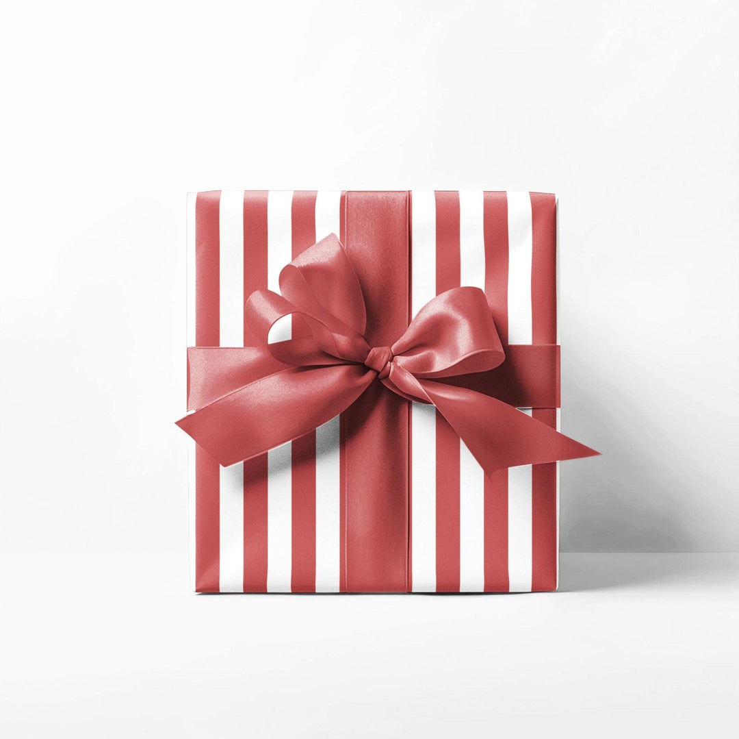 Red Stripe Wrapping Paper