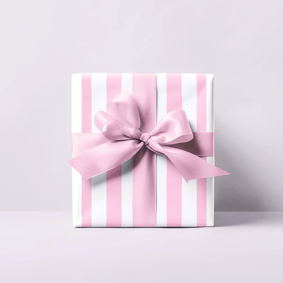 Pink Stripe Wrapping Paper