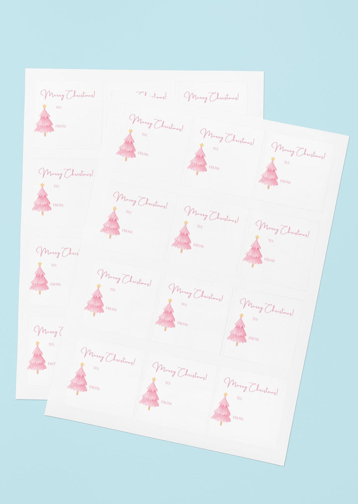 Personalized Christmas Gift Stickers - SB Paperie