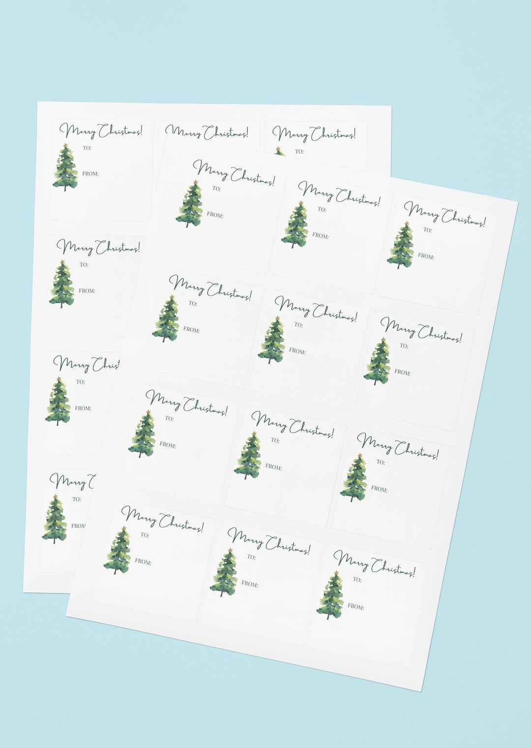 Personalized Christmas Gift Stickers - SB Paperie