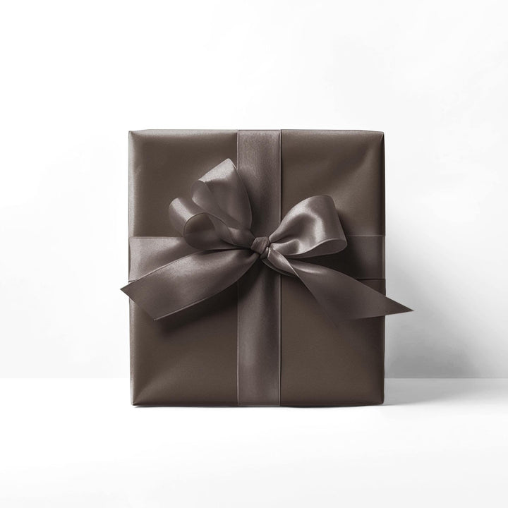 Espresso brown chocolate Solid color wrapping paper