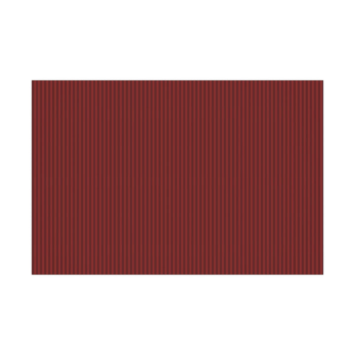 Red Striped Holiday Wrapping Paper - SB Paperie