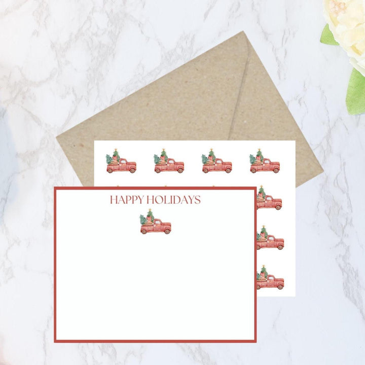 Happy Holidays Stationery Set - SB Paperie