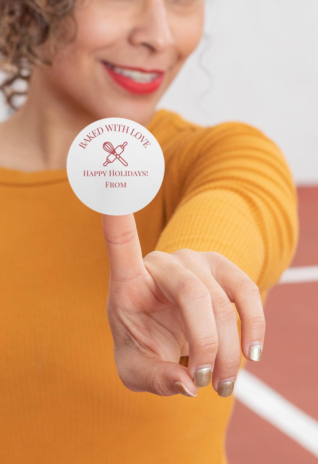 Baked with Love Fill In Stickers