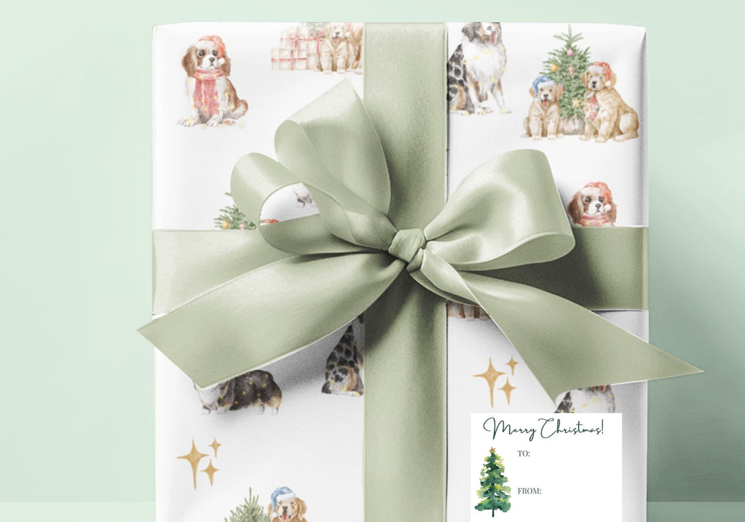 Personalized Christmas Gift Stickers - SB Paperie