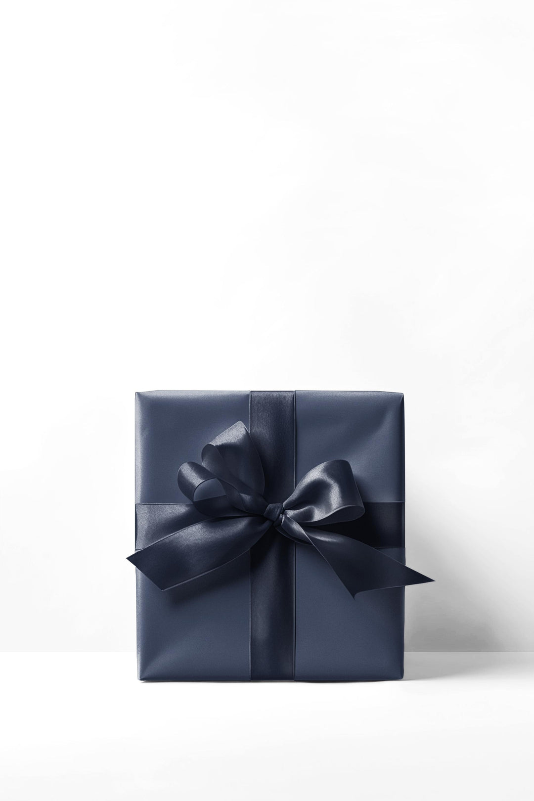 elegant deep blue solid color wrapping paper