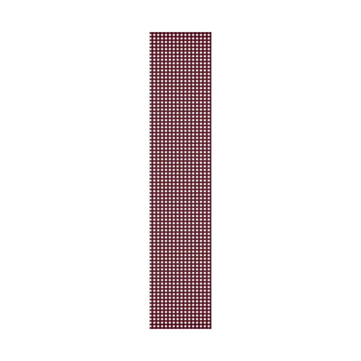 burgundy check gingham patterned wrapping paper!