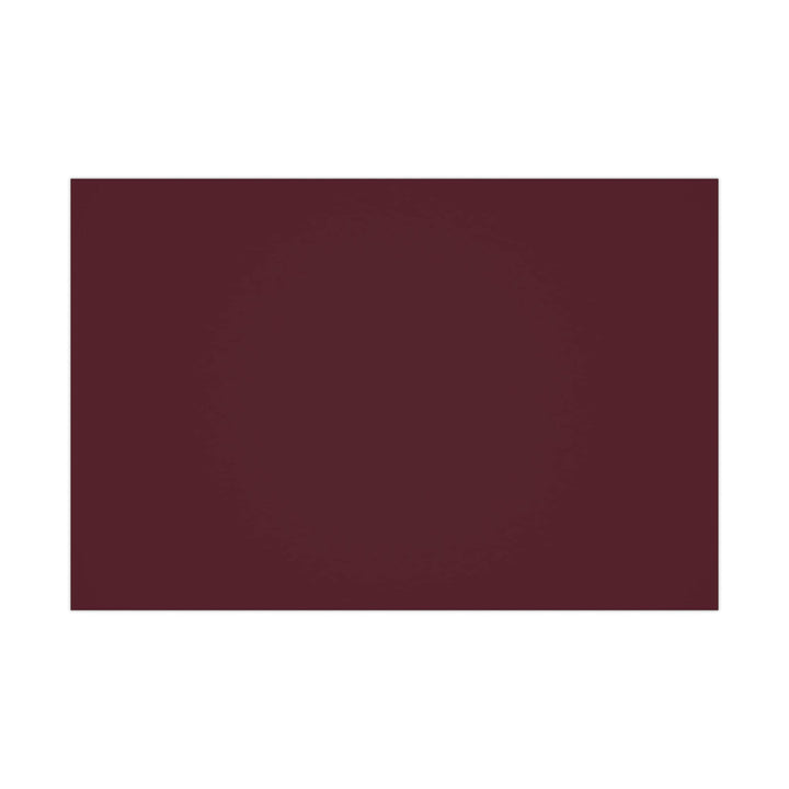 Burgundy Solid Color Holiday Wrapping Paper