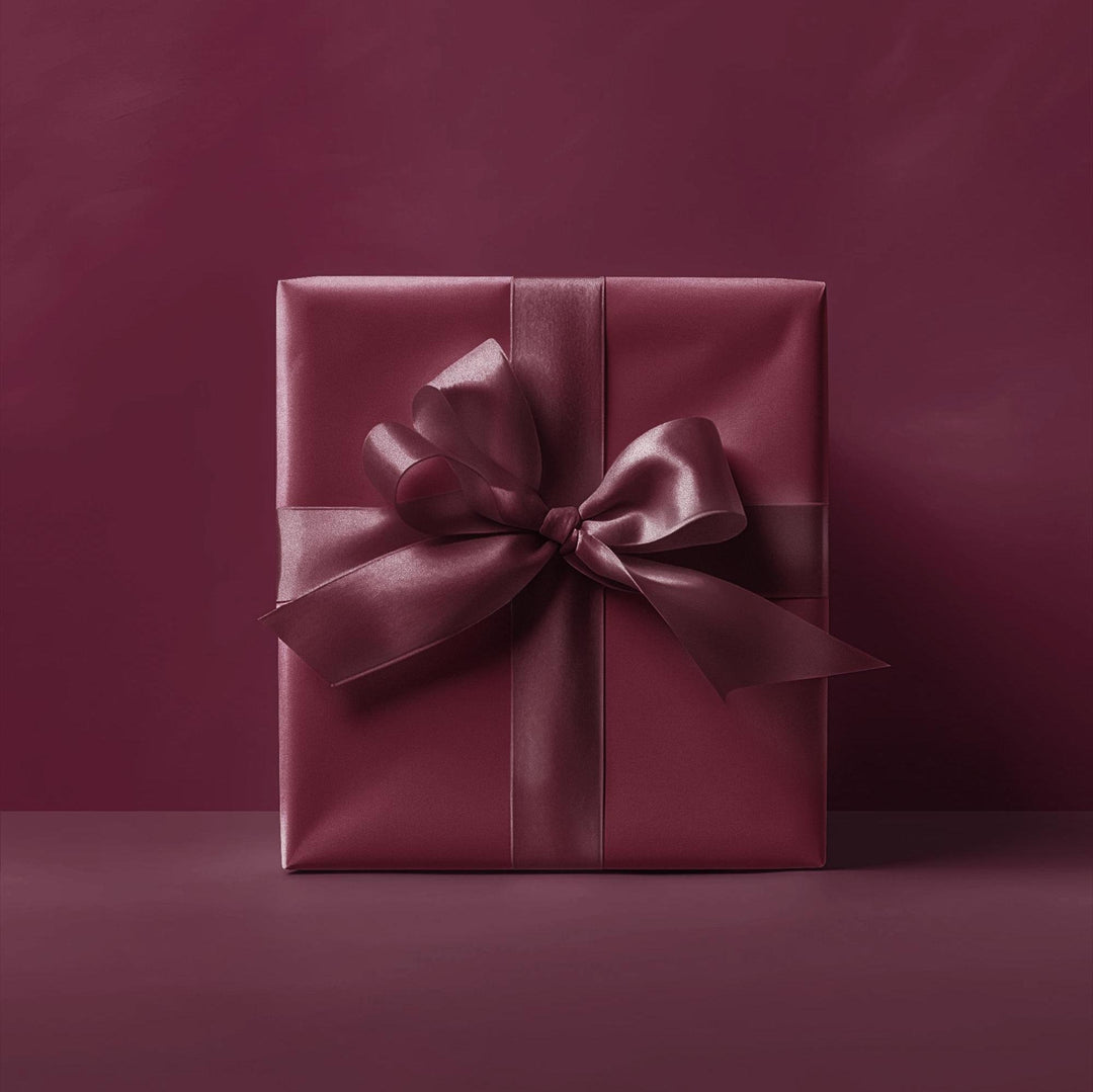 Burgundy Solid Color Holiday Wrapping Paper