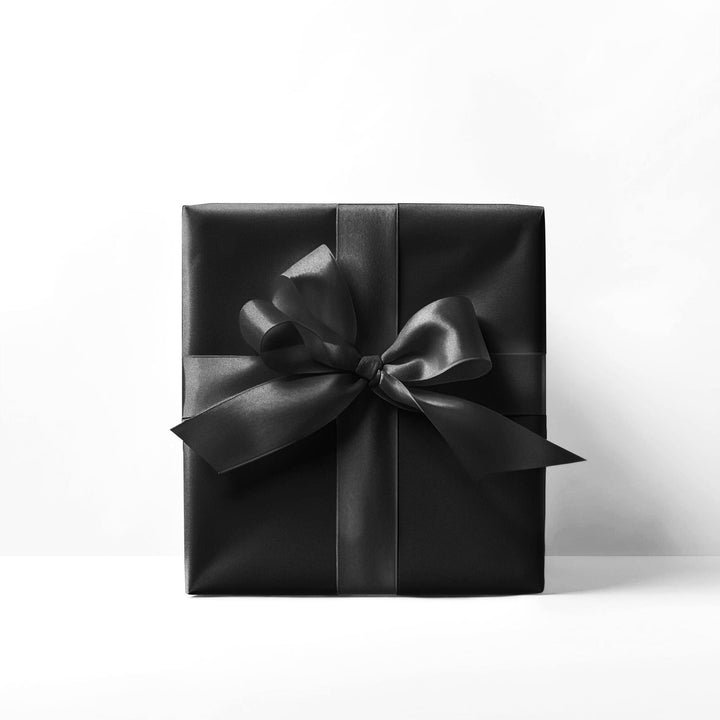 Solid Black Wrapping Paper