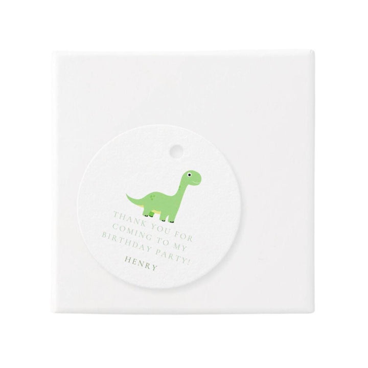 Dinosaur Birthday Party Favor Tags