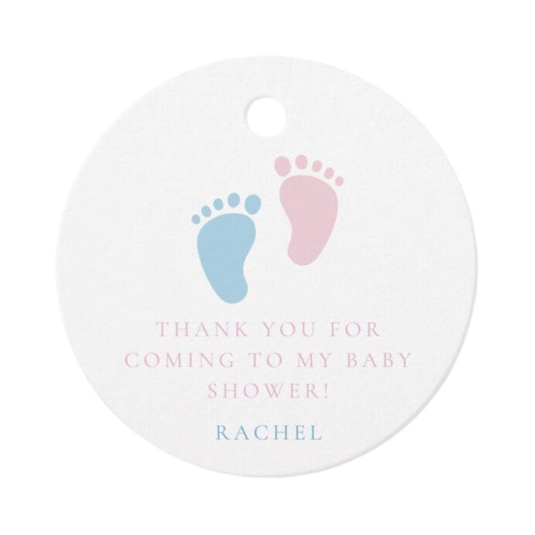 Baby Feet Baby Shower Favor Tags