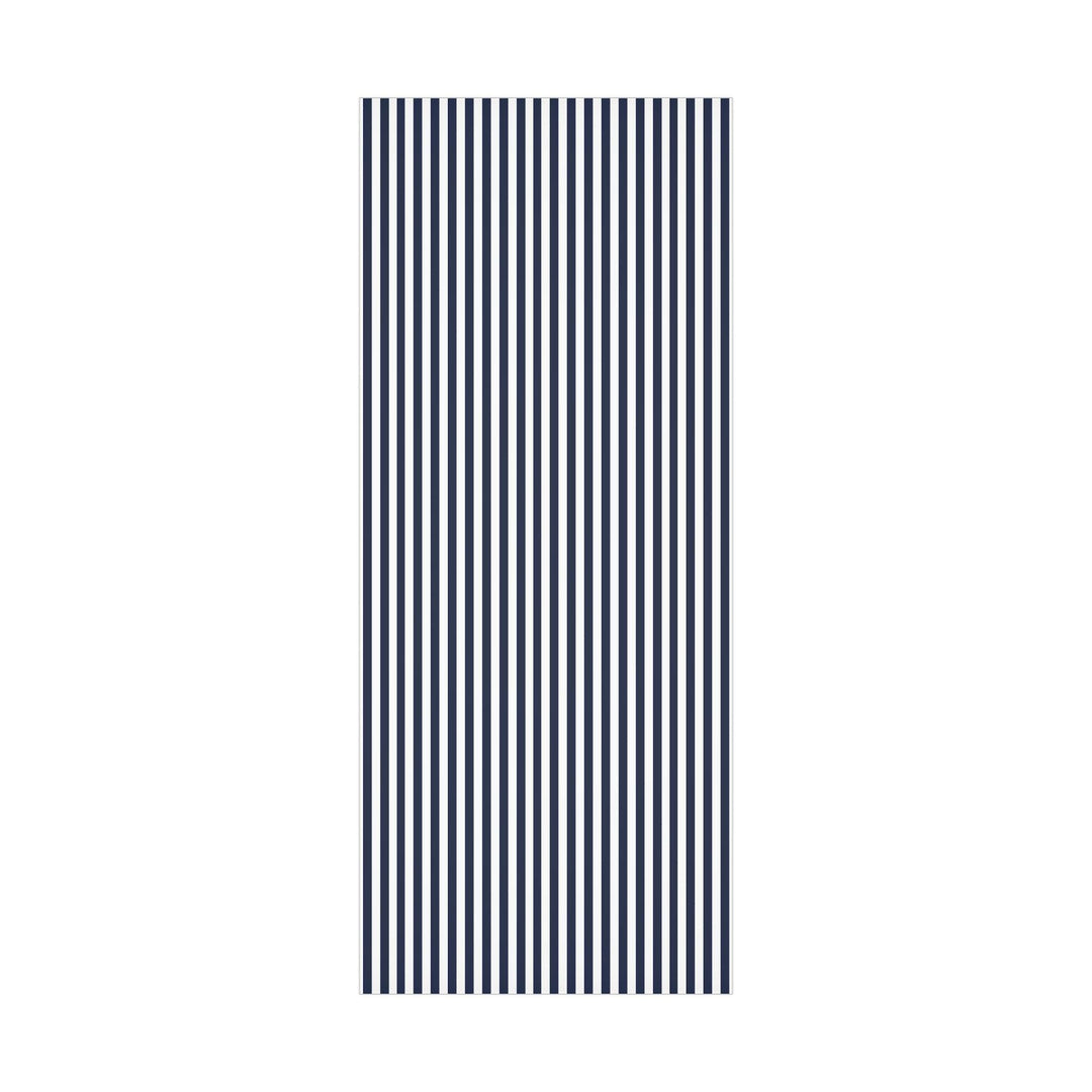 Navy Stripe Wrapping Paper: Elegant Gift Wrap, Satin or Matte Finish