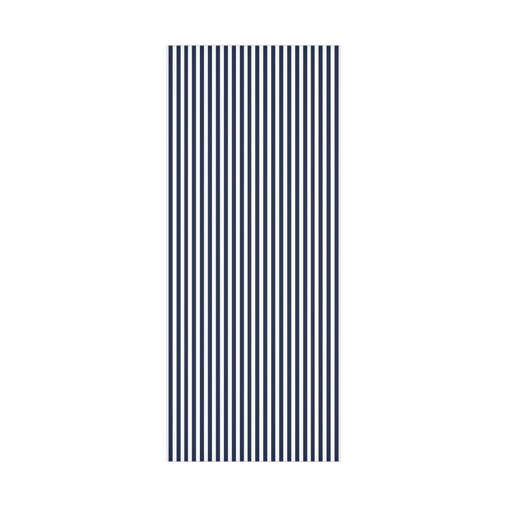 Navy Stripe Wrapping Paper: Elegant Gift Wrap, Satin or Matte Finish