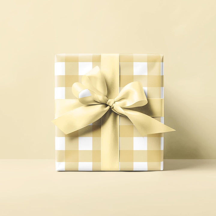 Yellow Striped Wrapping Paper