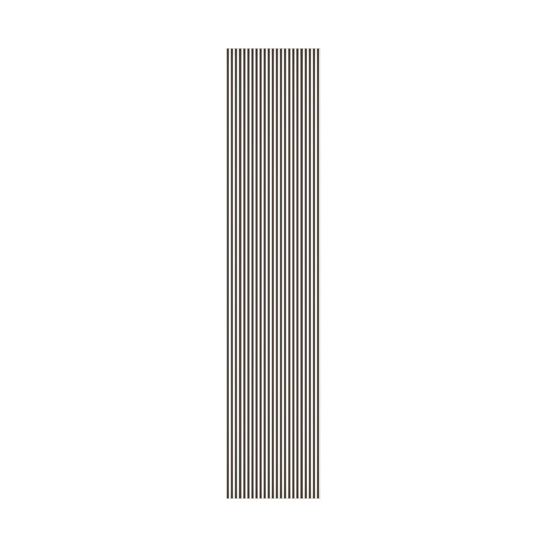 Espresso Brown Stripe Wrapping Paper: Elegant Gift Wrap