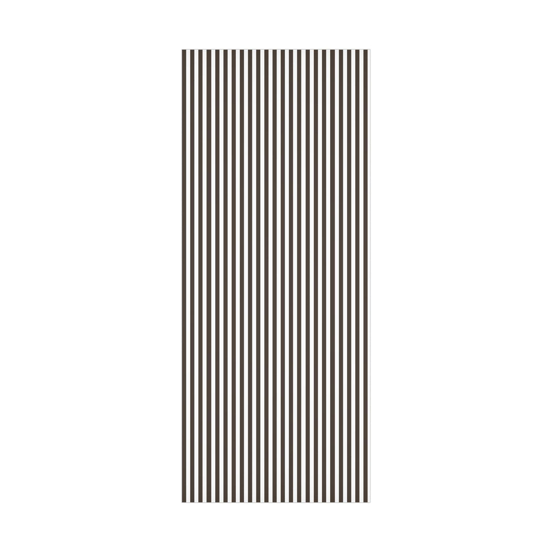 Espresso Brown Stripe Wrapping Paper: Elegant Gift Wrap