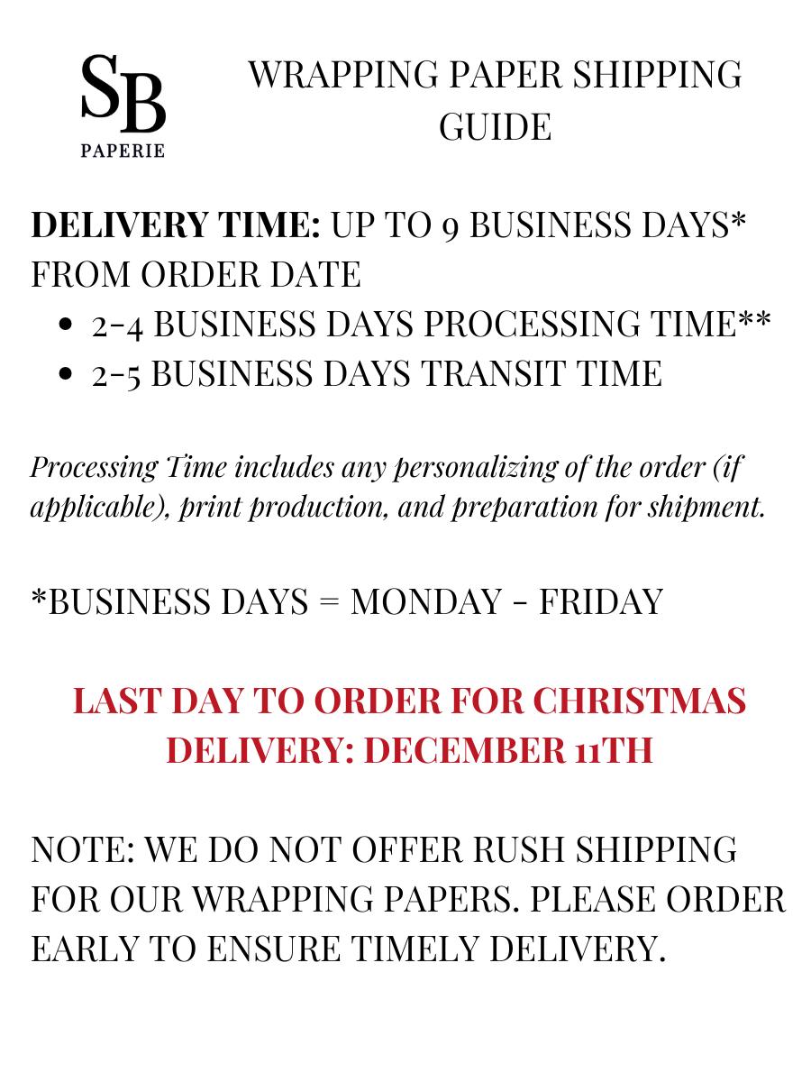 Gift Wrap Bundle: Solid, Gingham, and Stripe - Satin or Matte Finish