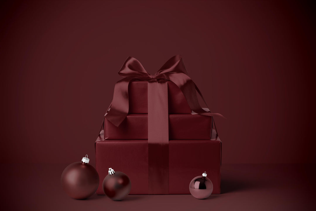 Burgundy Solid Color Holiday Wrapping Paper