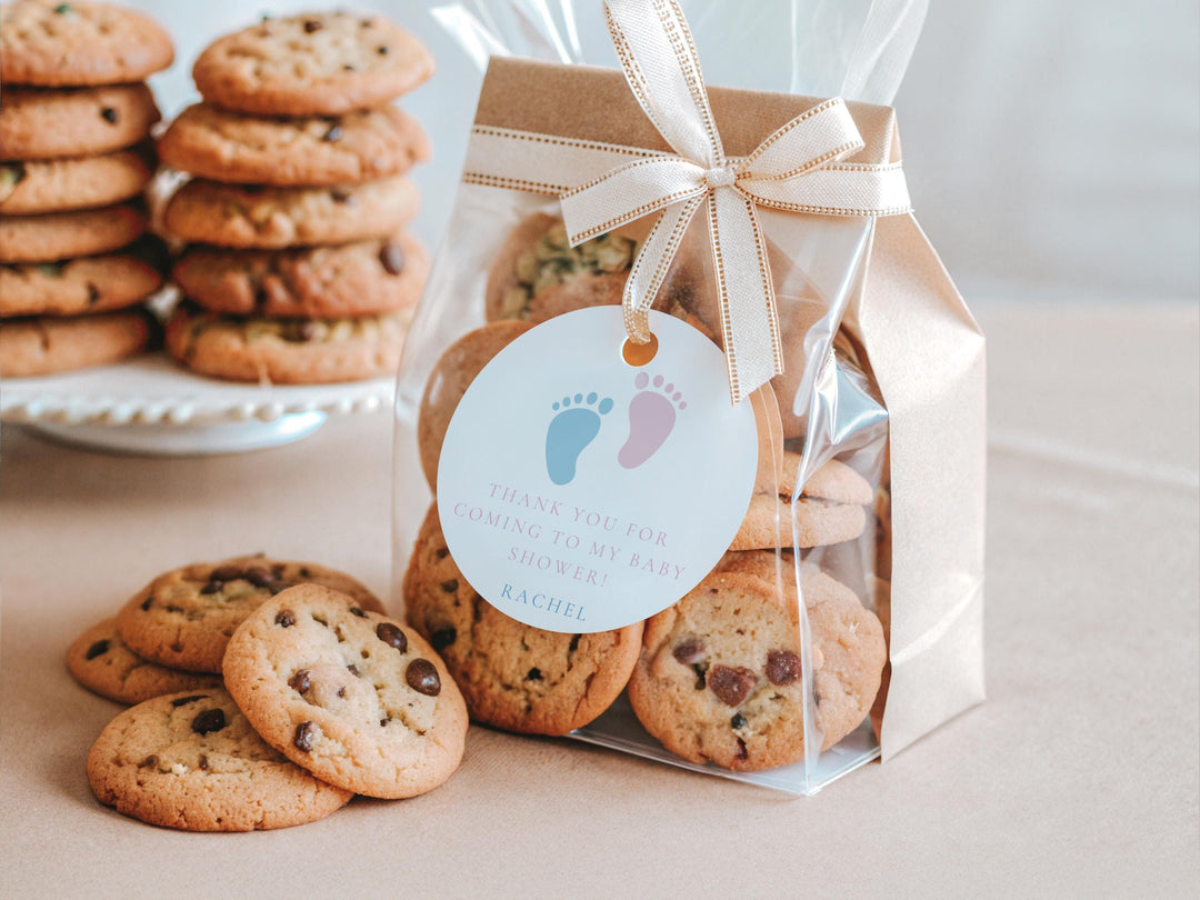 Baby Feet Baby Shower Favor Tags