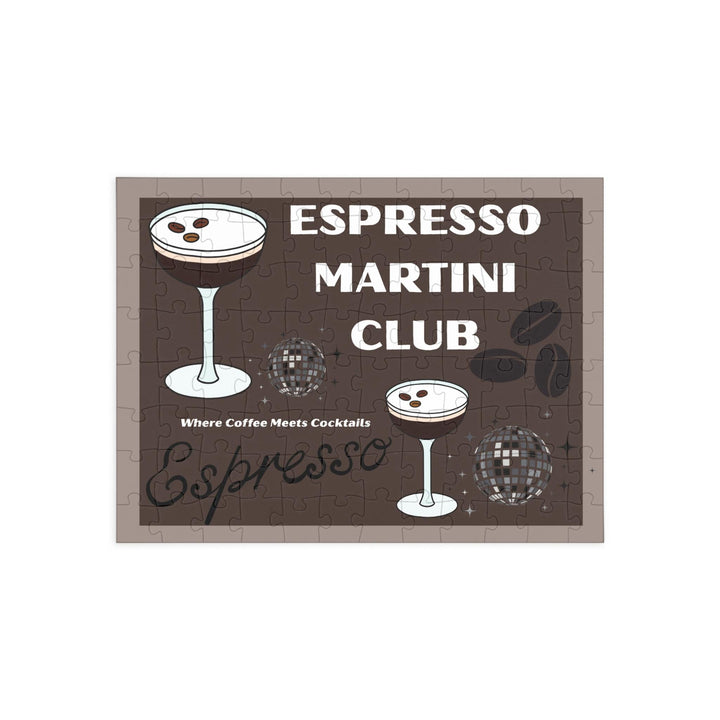 Espresso Martini Club Puzzle | 96 Piece Puzzle for Cocktail Lovers, Coffee Drinkers & Girls Night Gifts