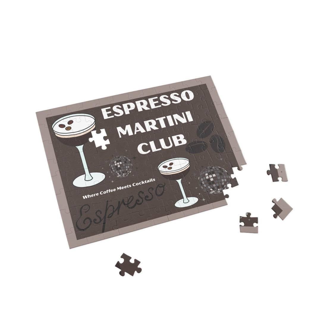 Espresso Martini Club Puzzle | 96 Piece Puzzle for Cocktail Lovers, Coffee Drinkers & Girls Night Gifts