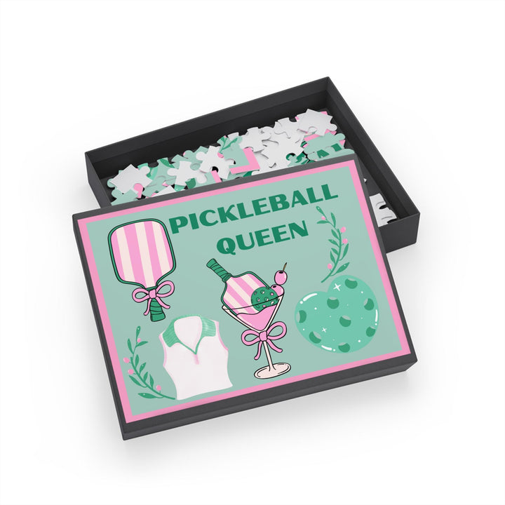 Pickleball Queen Puzzle - Fun Indoor Activity for Pickleball Lovers, Unique Gift for Sports Enthusiasts, Family Game Night, Home Decor