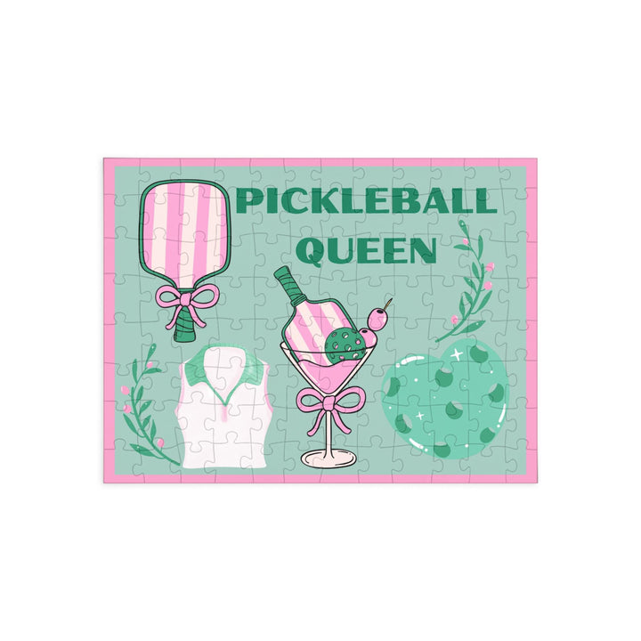 Pickleball Queen Puzzle - Fun Indoor Activity for Pickleball Lovers, Unique Gift for Sports Enthusiasts, Family Game Night, Home Decor