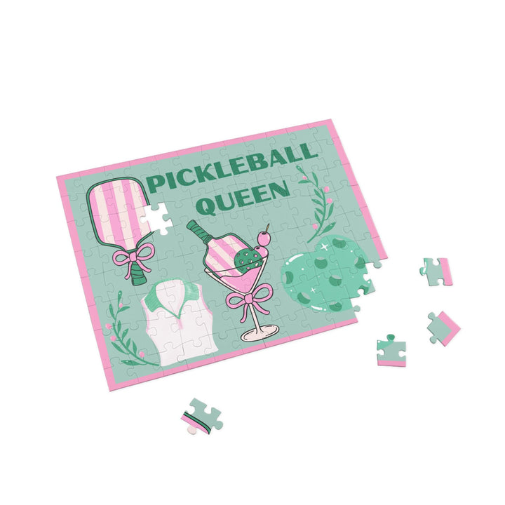 Pickleball Queen Puzzle - Fun Indoor Activity for Pickleball Lovers, Unique Gift for Sports Enthusiasts, Family Game Night, Home Decor
