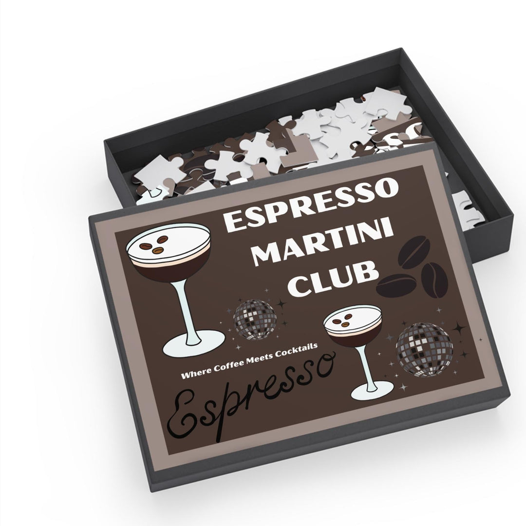 Espresso Martini Club Puzzle | 96 Piece Puzzle for Cocktail Lovers, Coffee Drinkers & Girls Night Gifts