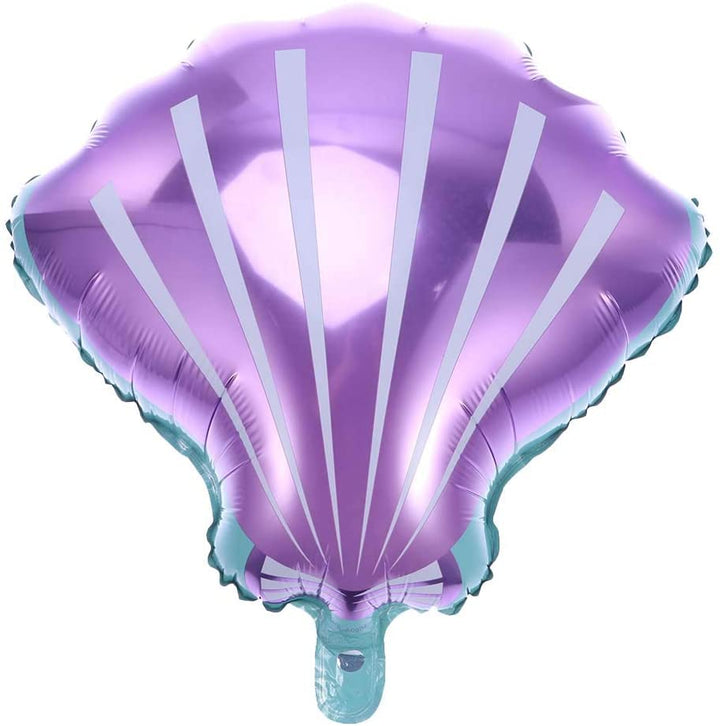 Pink & Purple Seashell Foil Balloons – 2 Pack | Ellie’s Party Supply