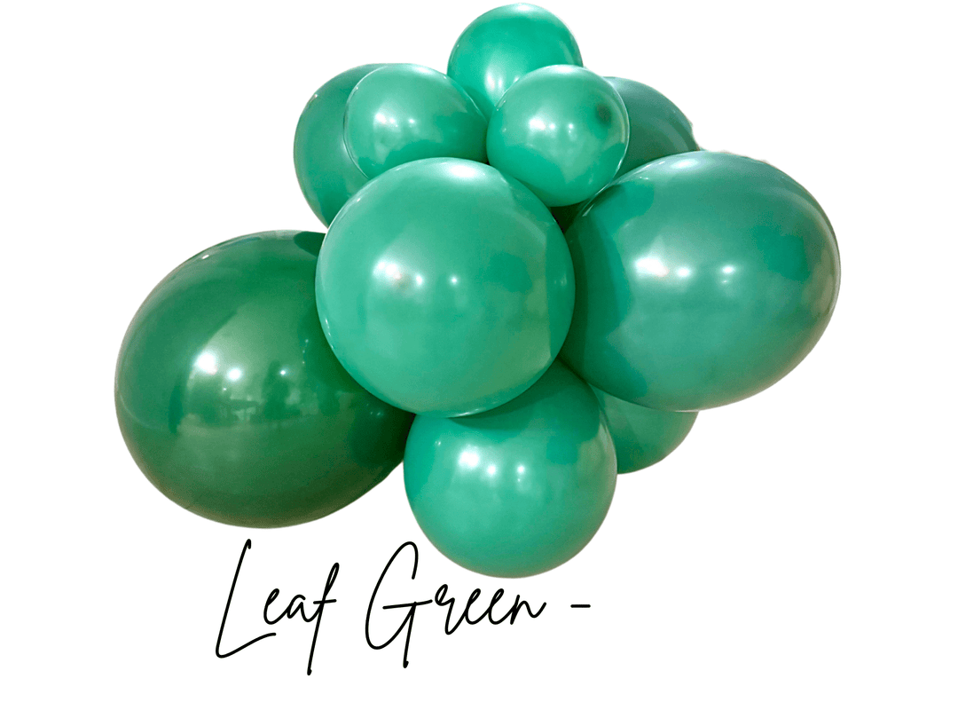 Premium Leaf Green Latex Balloon Cluster (5", 11” and 17")