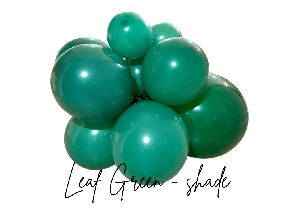 Premium Leaf Green Latex Balloon Cluster (5", 11” and 17")