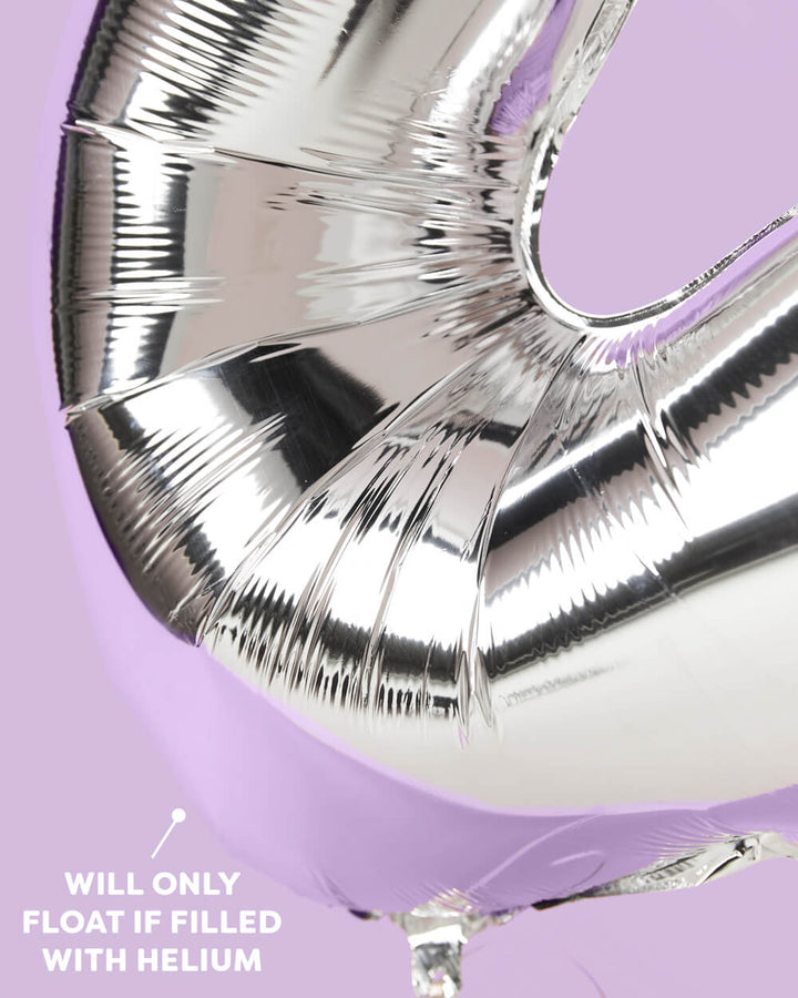 NYE 🪩 Balloons - 40" silver foil balloons