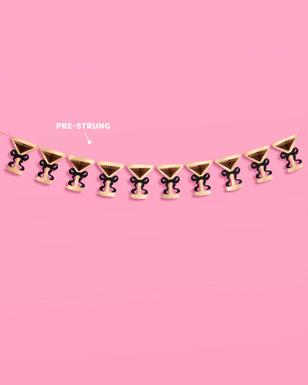 Espresso Martini Banner - 3D paper banner