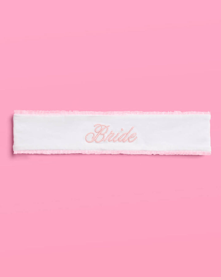 Bride Spa Headband - embroidered headband