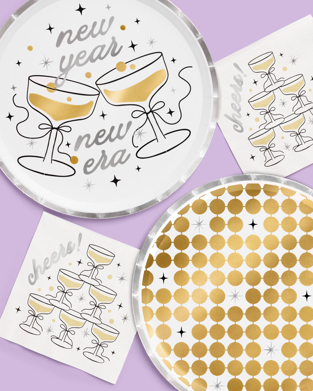 New Year, New Era Plates - 24 paper plates