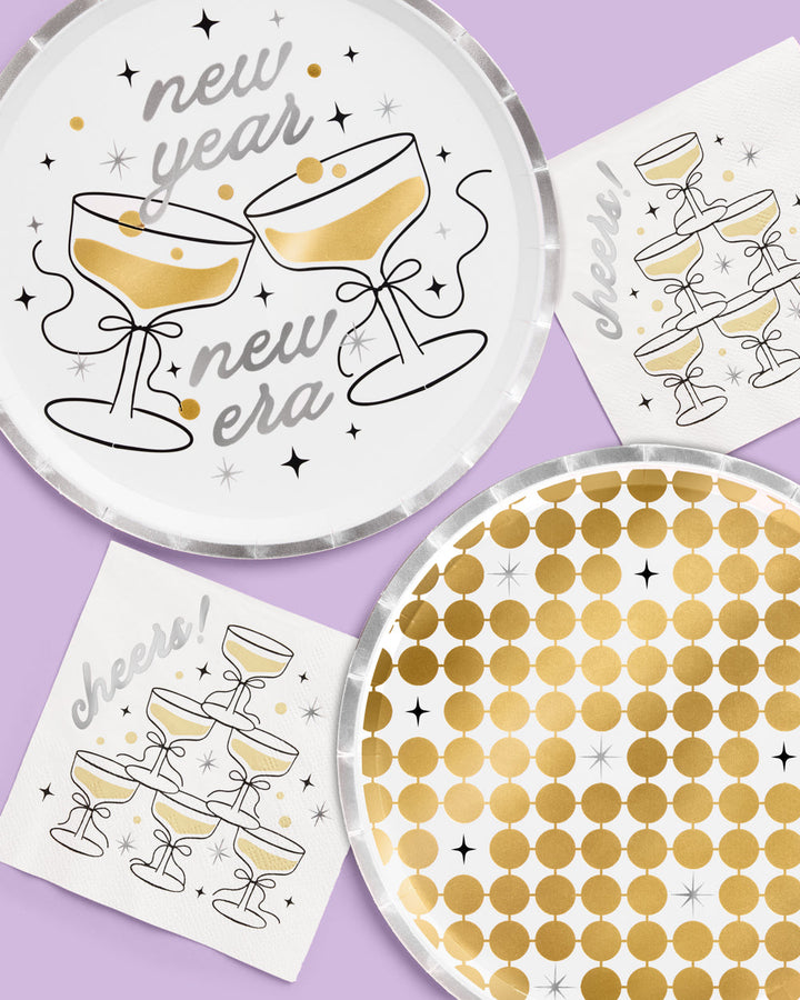 New Year, New Era Plates - 24 paper plates