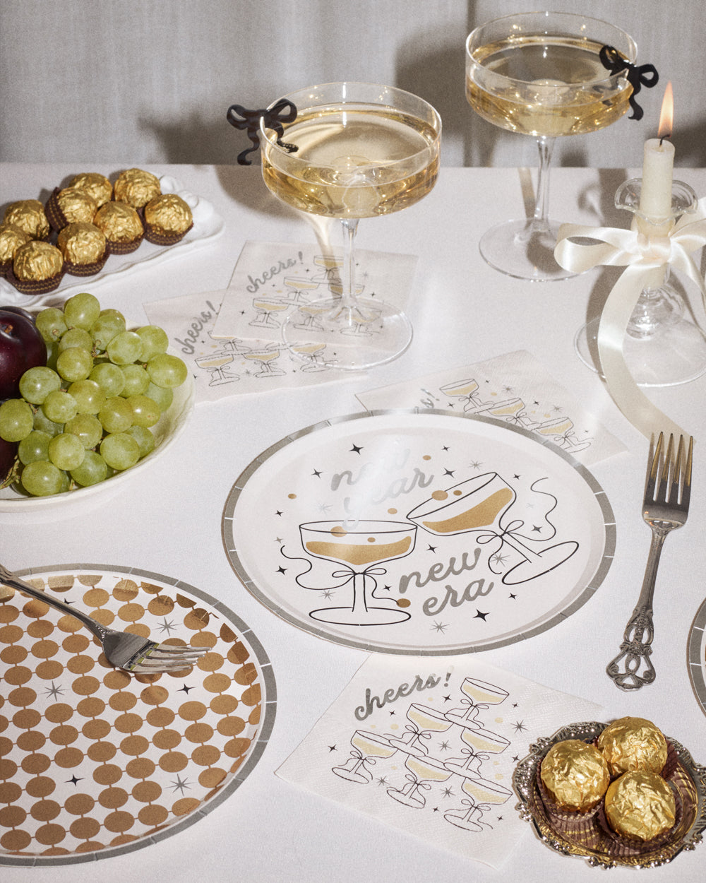 New Year, New Era Plates - 24 paper plates