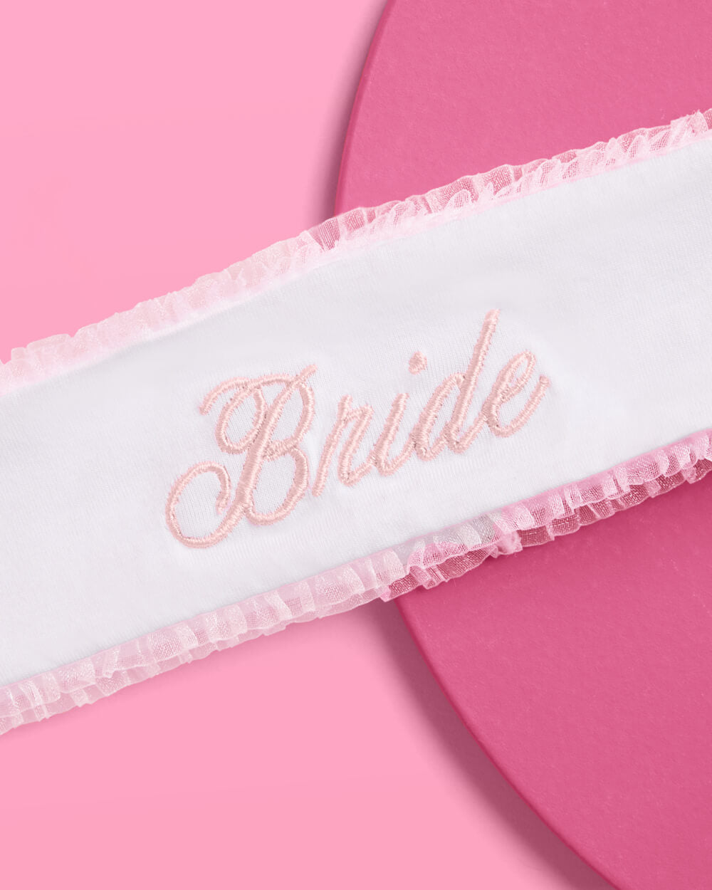 Bride Spa Headband - embroidered headband
