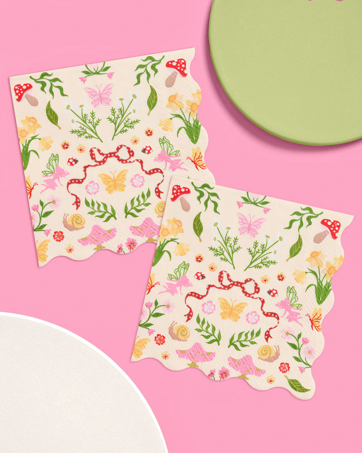 Garden Fairy Napkins - 25 paper napkins