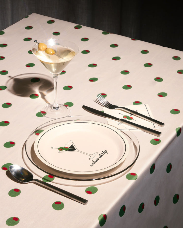 Extra Dirty Tablecloth - reusable tablecloth