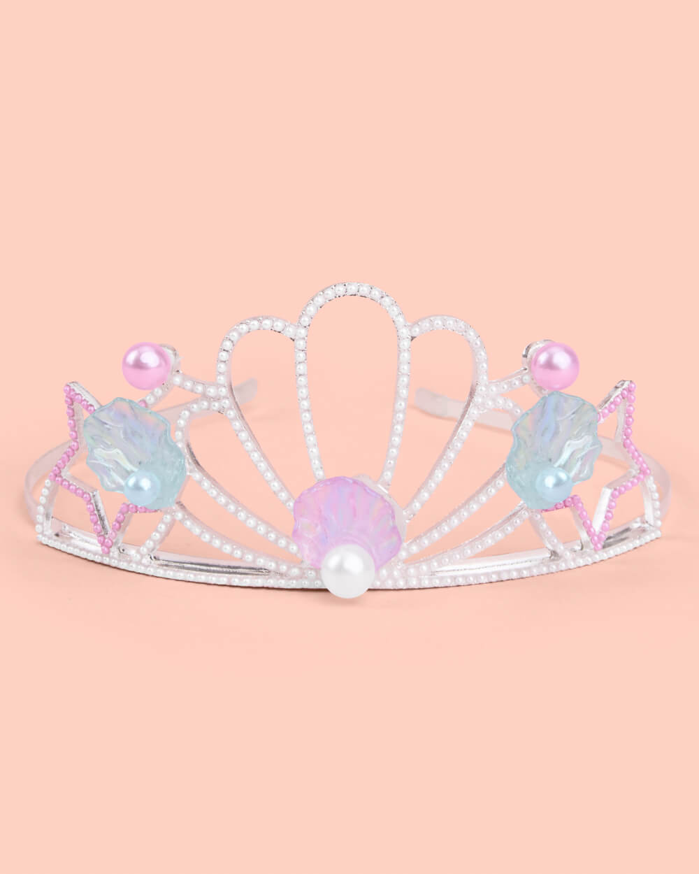 Mermaid Tiara - pearls + metal