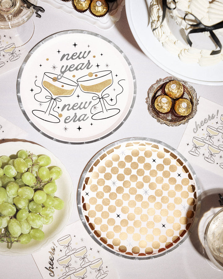 New Year, New Era Plates - 24 paper plates