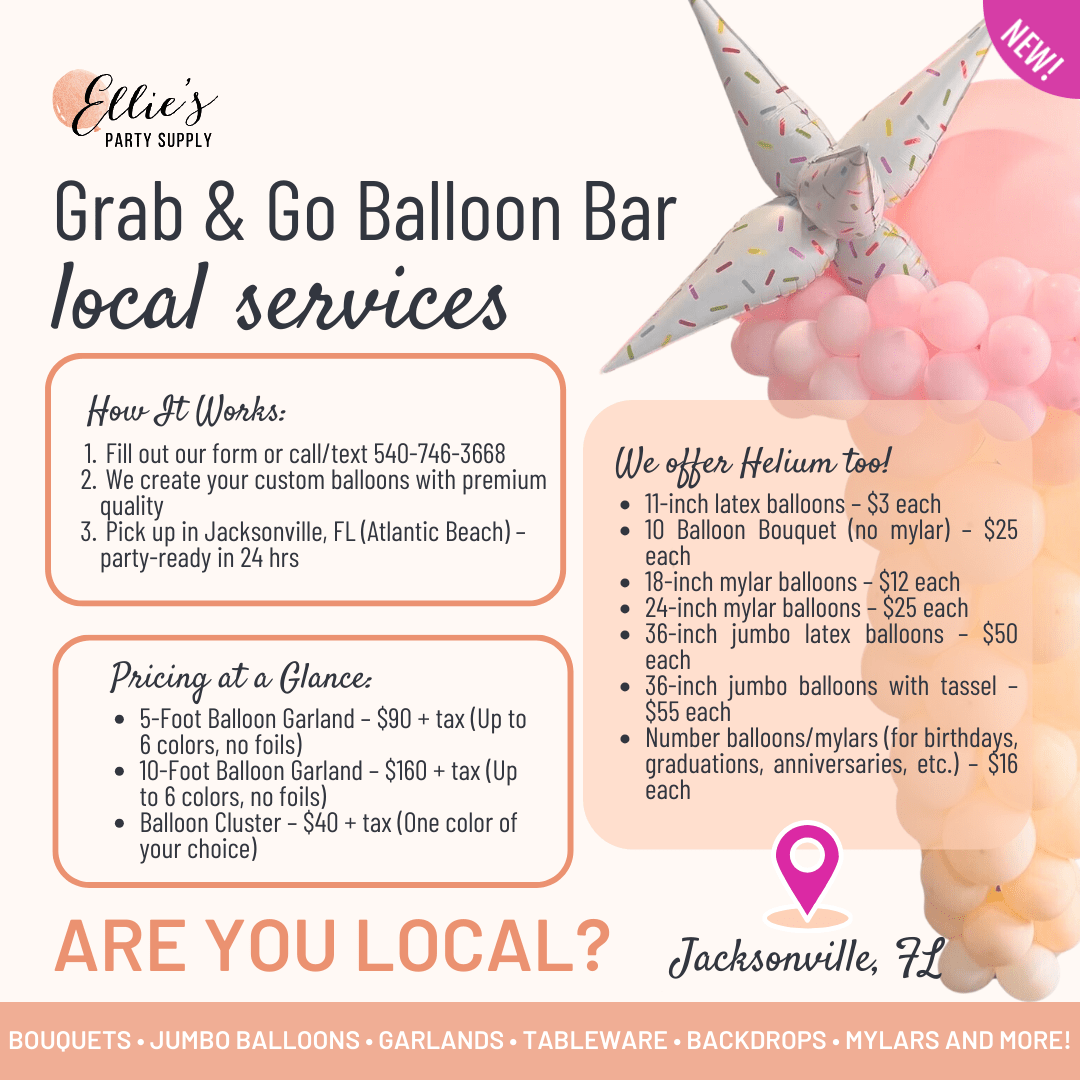 Powder Pink Foil Bow Balloons – 5 Pack | Ellie’s Party Supply